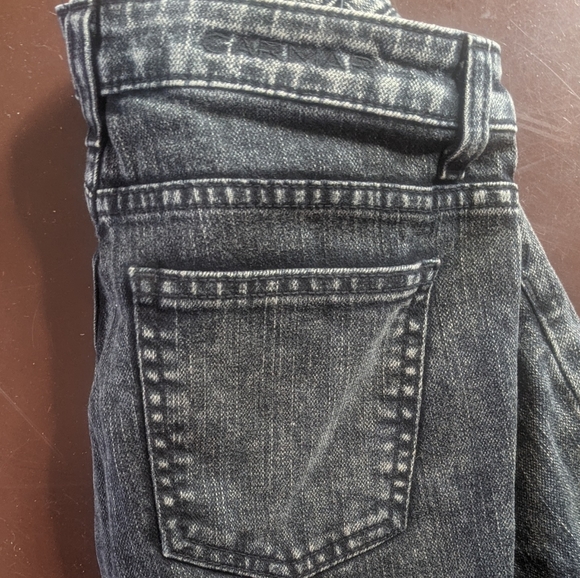 Nwot Carmar lowrise 90s punk zippered black jeans 24/25 - Picture 7 of 7